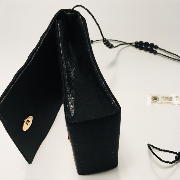 Y&S Shimmery Mini Bag Beaded Strap Evening - Picture 9 of 14